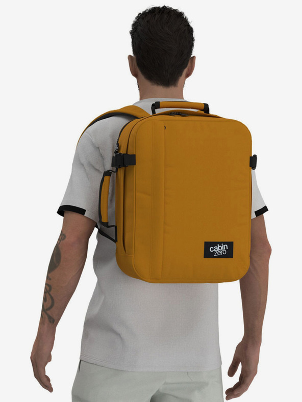 CabinZero Horčicový unisex batoh CabinZero Classic Tech (28L)