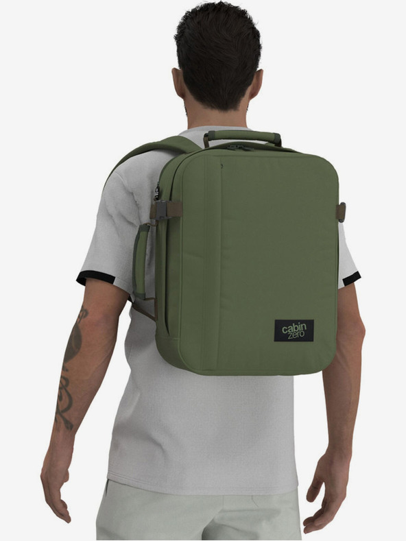 CabinZero Khaki unisex batoh CabinZero Classic Tech (28L)