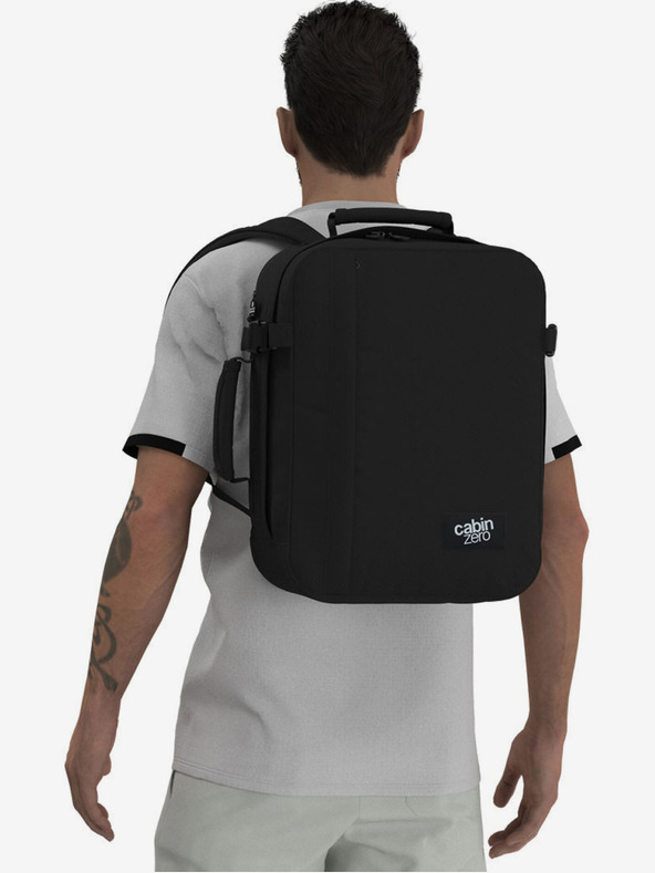 CabinZero Čierny unisex batoh CabinZero Classic Tech (28L)