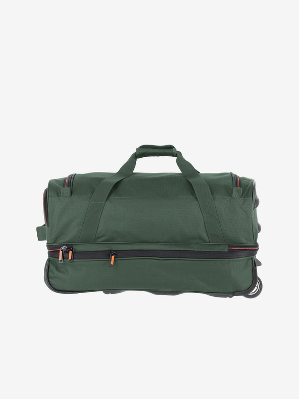 Travelite Tmavozelená taška na kolieskach Travelite Basics S