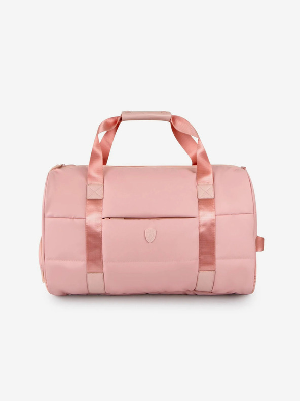 Heys Ružová dámska taška Heys Puffer Duffel Bag Rose