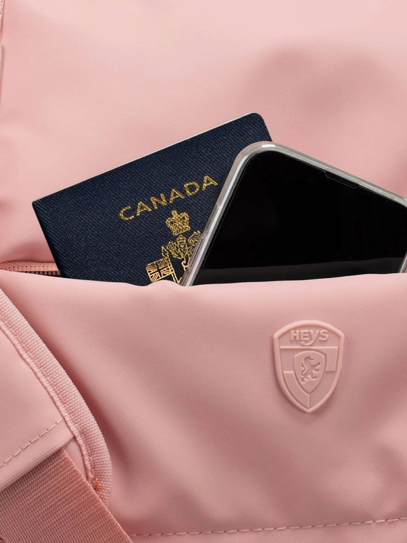 Heys Ružová dámska taška Heys Puffer Duffel Bag Rose