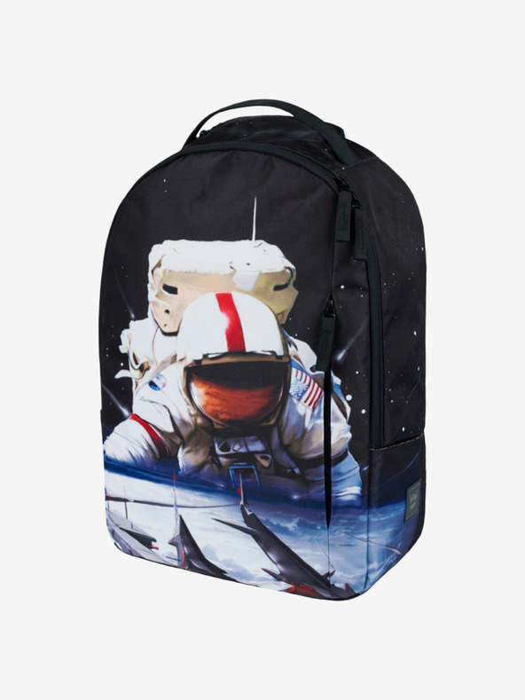 BAAGL  Čierny batoh Baagl eARTh - Cosmonaut by Caer8th