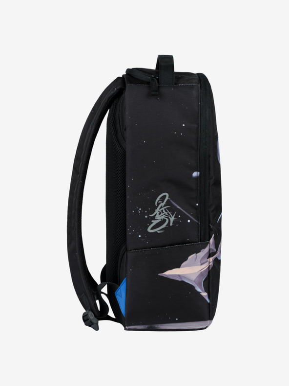 BAAGL  Čierny batoh Baagl eARTh - Kingfisher od Caer8th