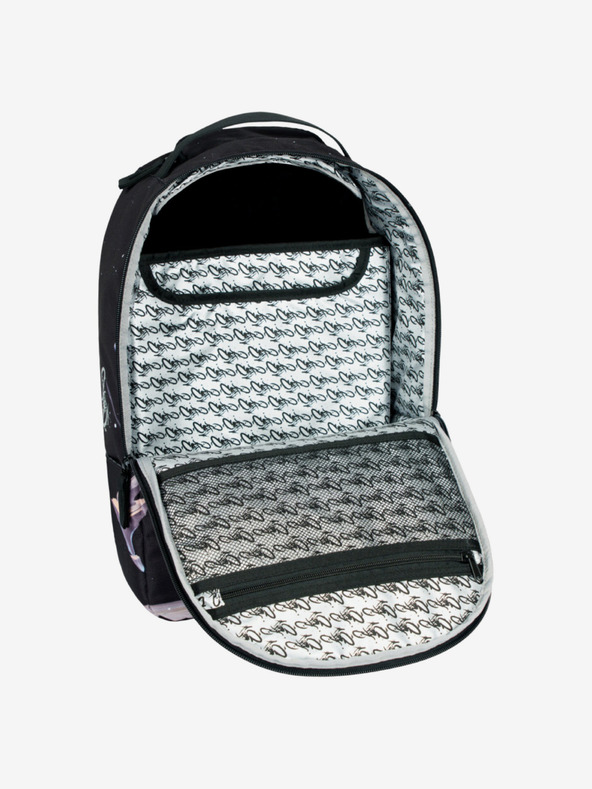 BAAGL  Čierny batoh Baagl eARTh - Kingfisher od Caer8th