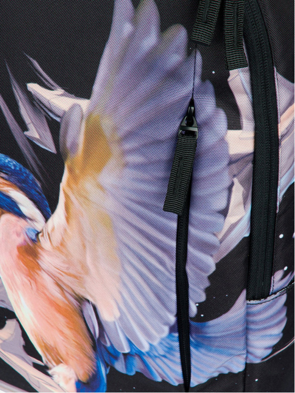 BAAGL  Čierny batoh Baagl eARTh - Kingfisher od Caer8th