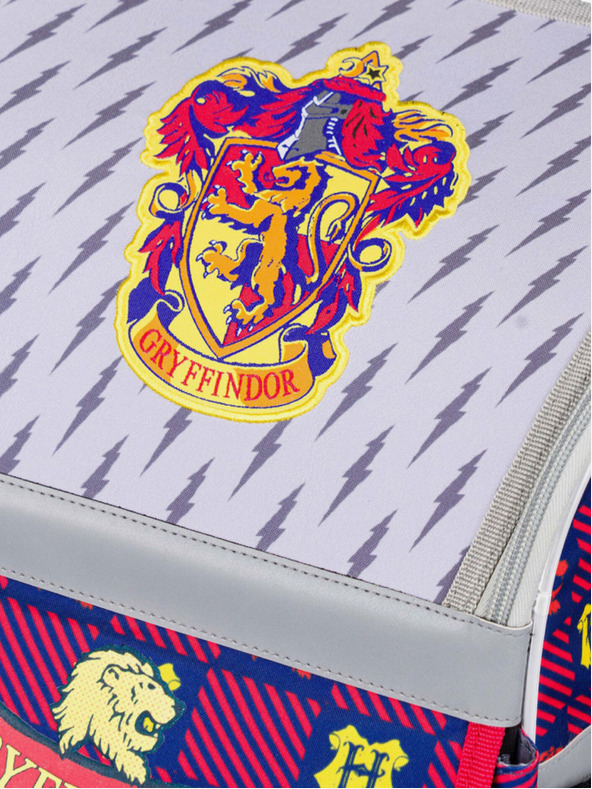 BAAGL  Červená a modrá školská taška Zippy Harry Potter Nebelvír