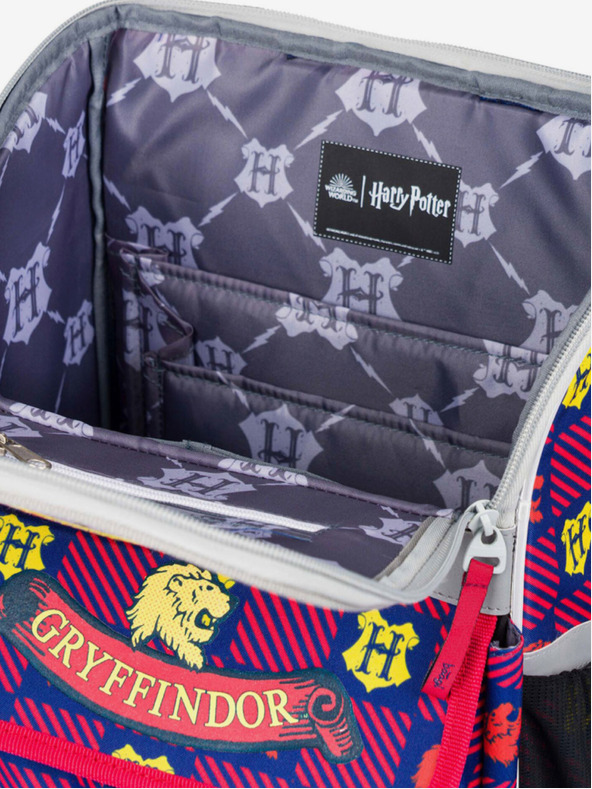 BAAGL  Červená a modrá školská taška Zippy Harry Potter Nebelvír