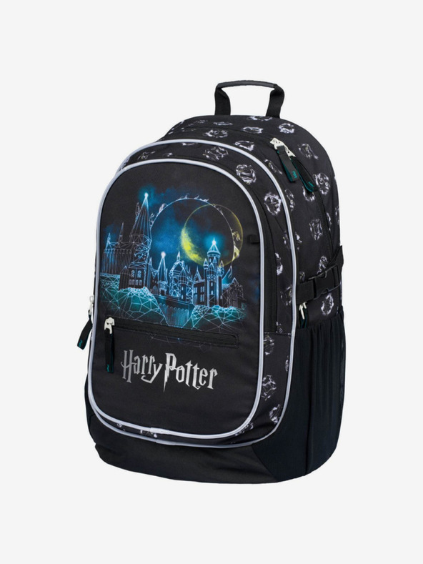 BAAGL  Čierny školský batoh Baagl Core Harry Potter Hogwarts