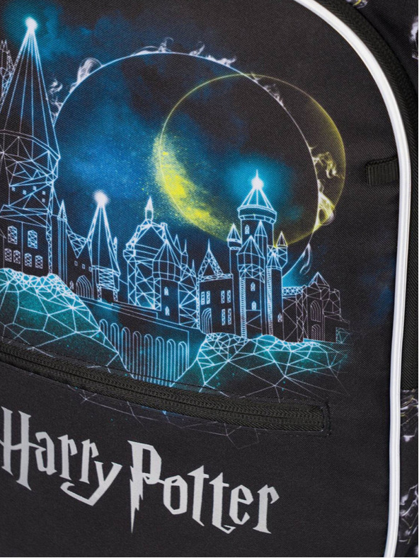BAAGL  Čierny školský batoh Baagl Core Harry Potter Hogwarts