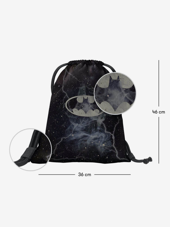 BAAGL  Čierna taška Baagl Batman Storm