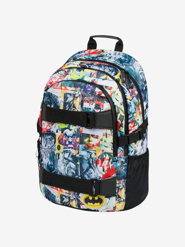 BAAGL  Čierny školský batoh Baagl Skate Batman Comics