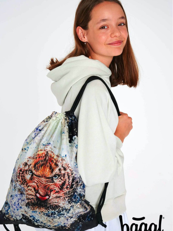 BAAGL  Béžová taška Baagl eARTh - Tiger od Lukero