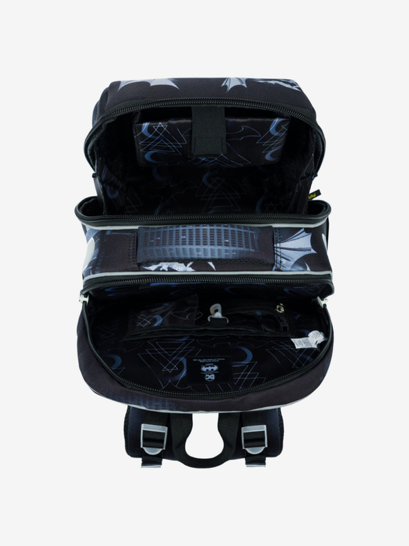 BAAGL  Čierna školská taška Baagl Shelly Batman Dark City