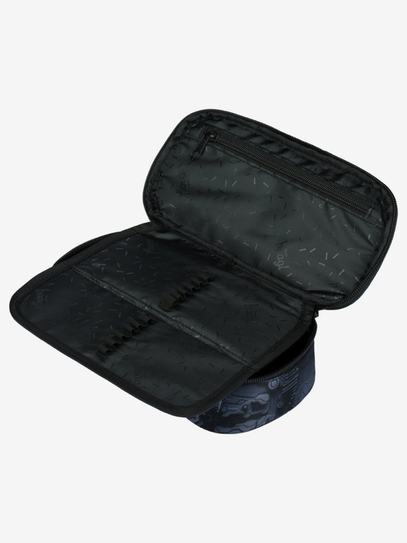 BAAGL  Školský peračník Baagl Technic v šedej farbe