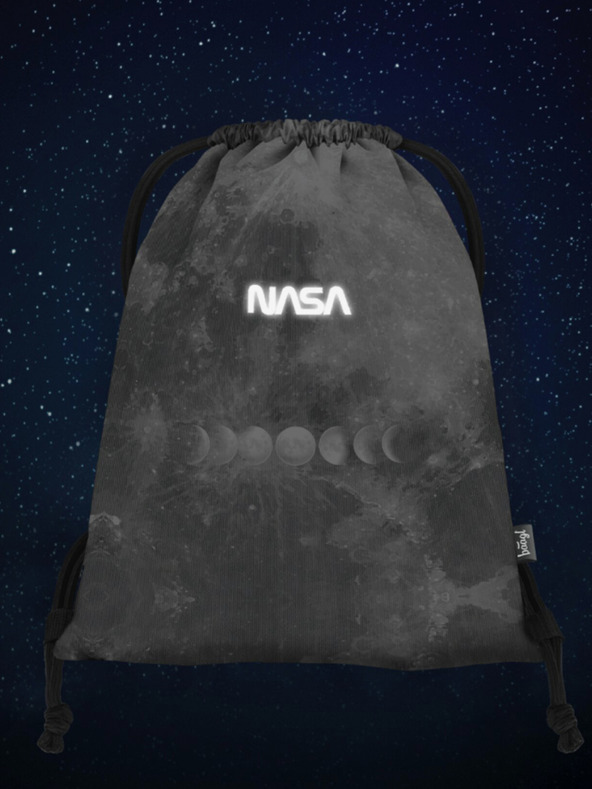 BAAGL  Sivá taška Baagl NASA Grey