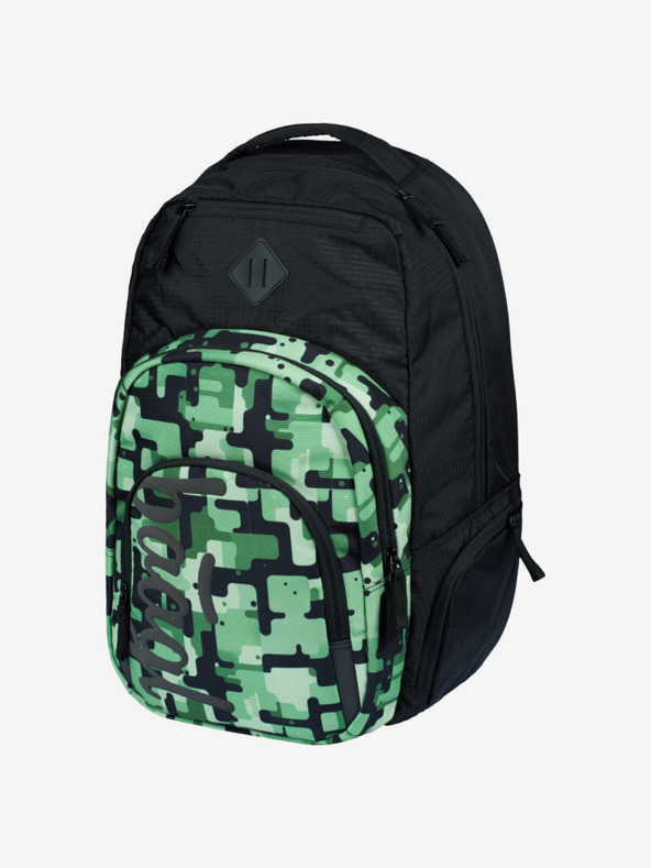 BAAGL  Čierny batoh Baagl Coolmate Green
