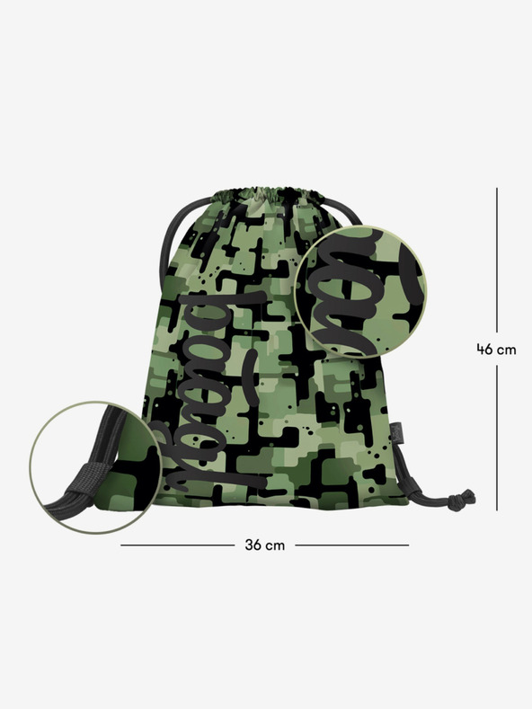 BAAGL  Modrá taška Baagl Green