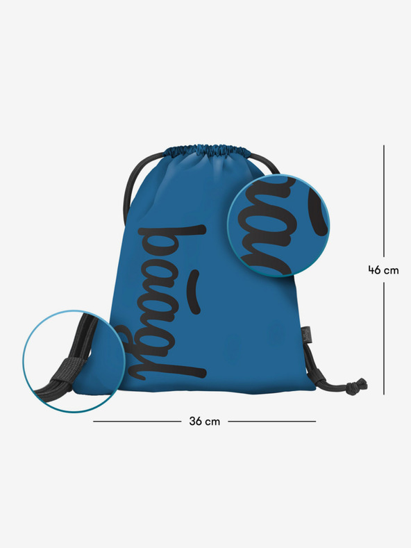 BAAGL  Modrá školská súprava - batoh, peračník, taška Baagl Coolmate Ocean Blue