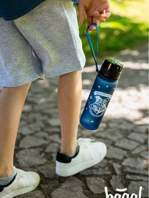 BAAGL  Modrá tritanová fľaša na pitie harry potter bradavice, 500 ml Baagl