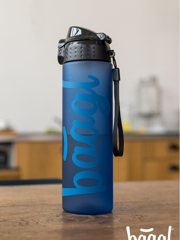 BAAGL  Modrá tritanová fľaša na pitie oceánsky modrá, 700 ml Baagl