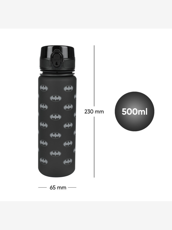 BAAGL  BAAGL Tritanová fľaša na pitie Batman Logo, 500 ml BAAGL