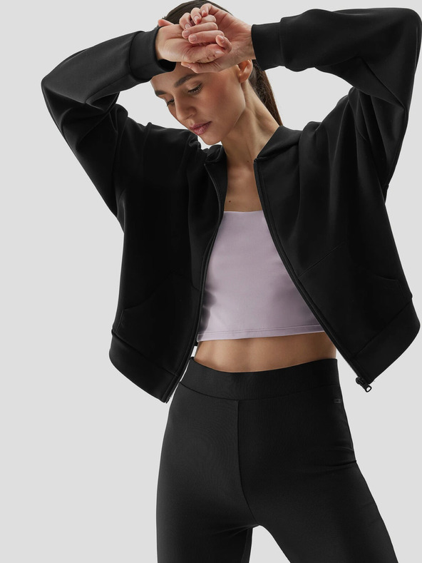 4F Dámska mikina bez zipsu s prídavkom modalu 4F