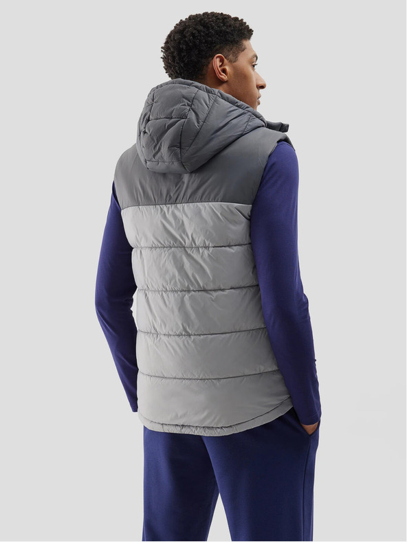 4F Pánska páperová vesta s výplňou zo syntetického peria 4F