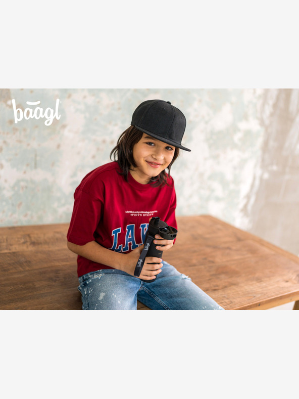 BAAGL  BAAGL Tritanová fľaša na pitie Logo Gold, 500 ml BAAGL