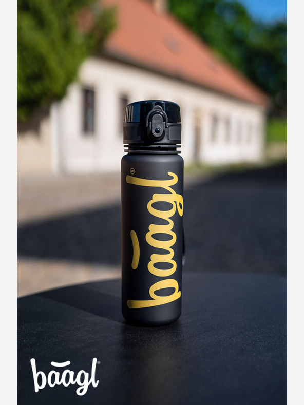 BAAGL  BAAGL Tritanová fľaša na pitie Logo Gold, 500 ml BAAGL