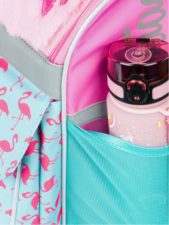 BAAGL  Ružová školská taška Zippy Baagl Flamingo