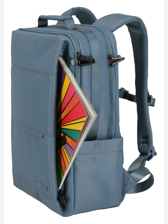 Travelite Batoh Travelite Workfloow Backpack M Denimblue