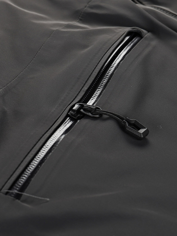 ALPINE PRO Pánska lyžiarska bunda s membránou ptx sneh ALPINE PRO REAS dk.true gray