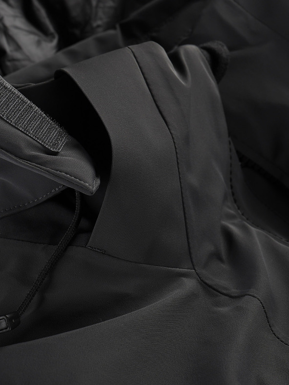 ALPINE PRO Pánska lyžiarska bunda s membránou ptx sneh ALPINE PRO REAS dk.true gray