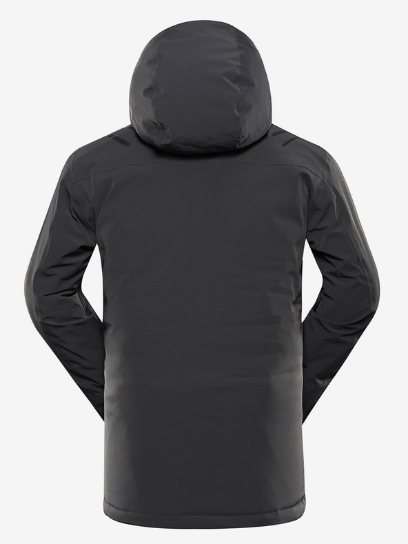 ALPINE PRO Pánska lyžiarska bunda s membránou ptx sneh ALPINE PRO REAS dk.true gray