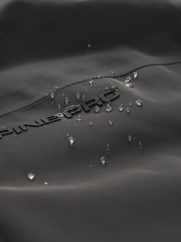 ALPINE PRO Pánska lyžiarska bunda s membránou ptx sneh ALPINE PRO REAS dk.true gray