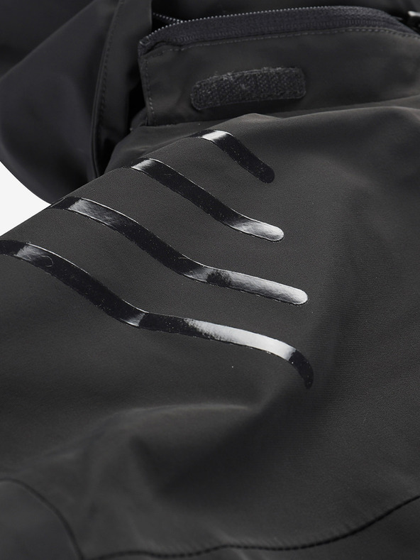 ALPINE PRO Pánska lyžiarska bunda s membránou ptx sneh ALPINE PRO REAS dk.true gray