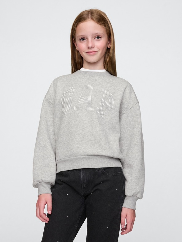 GAP Detská oversize mikina s logom GAP