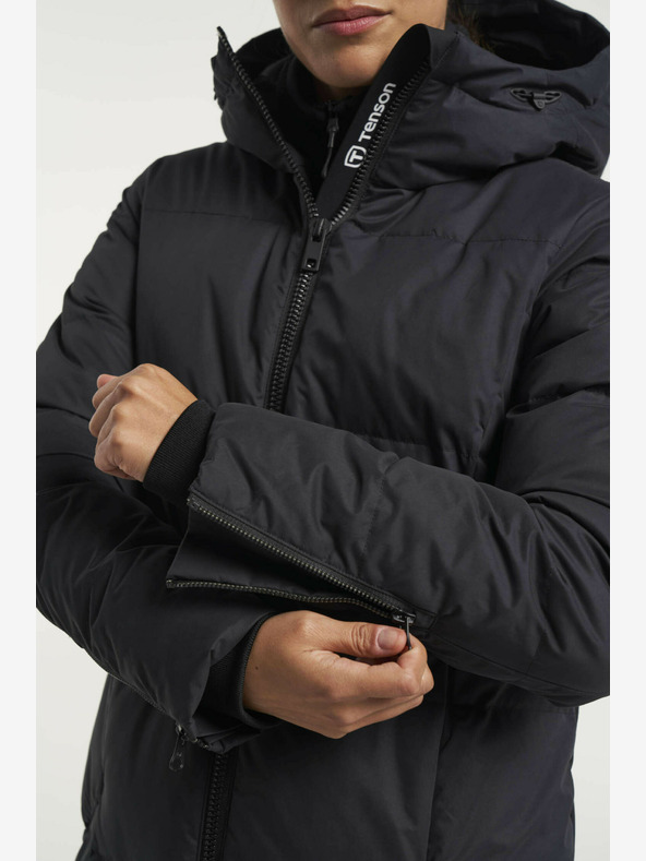 Tenson Dámsky zimný lifestylový kabát Tenson Shanna 2.0 Down Coat W Black