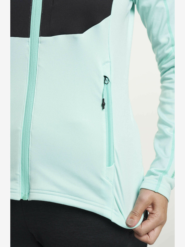 Tenson Dámska funkčná mikina Tenson Txlite Full Zip W Light Turquoise