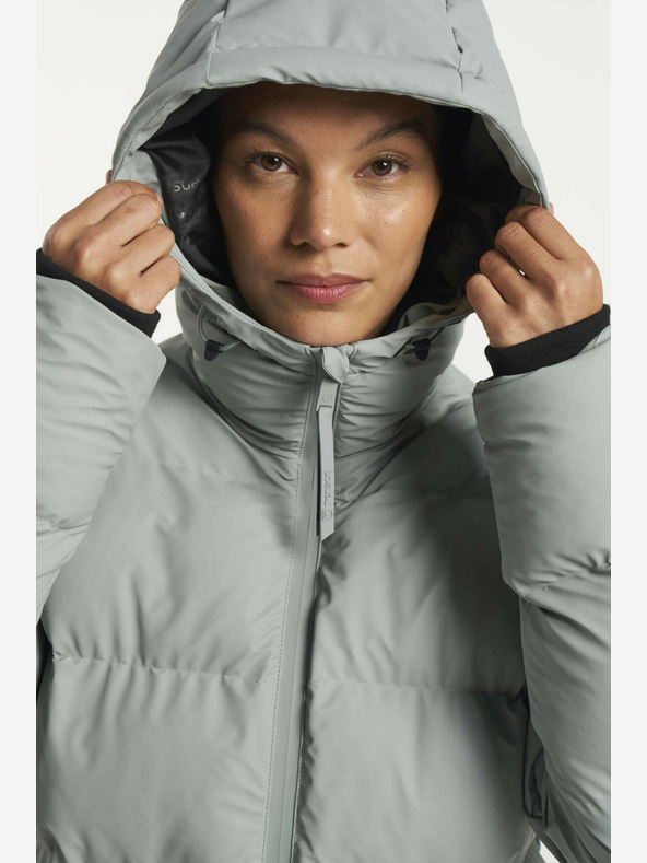 Tenson Dámsky zimný lifestylový kabát Tenson Chimi Coat W Green