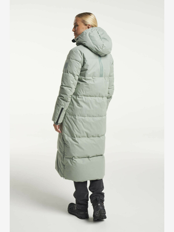 Tenson Dámsky zimný lifestylový kabát Tenson Shanna 2.0 Down Coat W Light Green