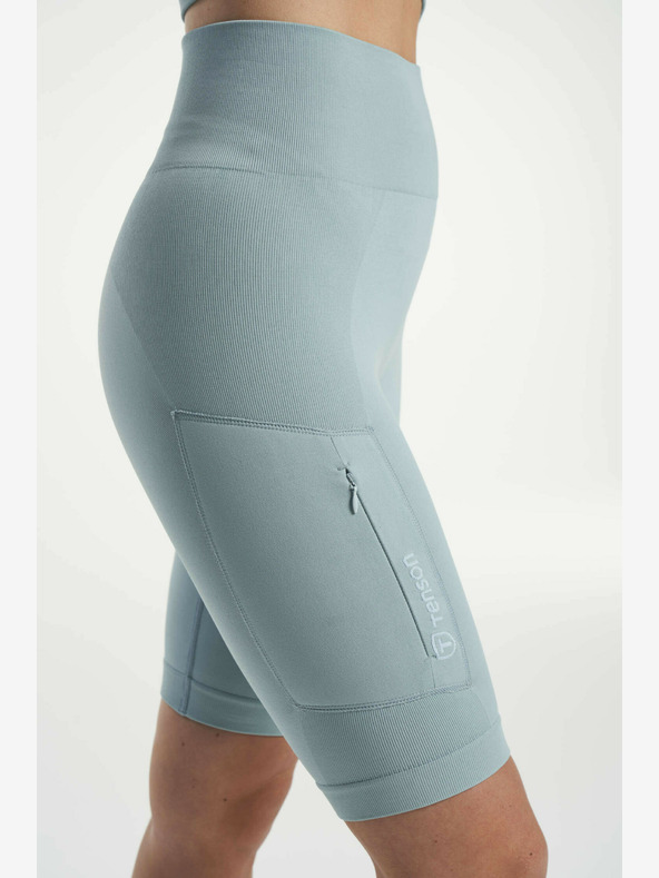 Tenson Dámske bezšvové funkčné šortky TENSON Seamless Shorts W light blue
