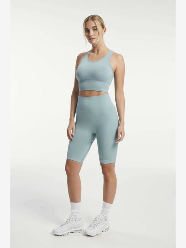 Tenson Dámske bezšvové funkčné šortky TENSON Seamless Shorts W light blue