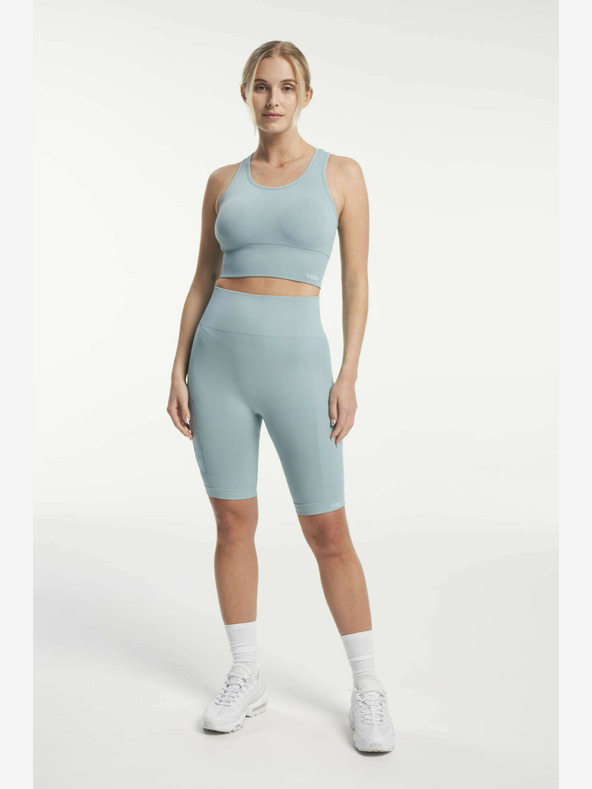 Tenson Dámsky bezšvový funkčný top TENSON Seamless Top W svetlo modrý