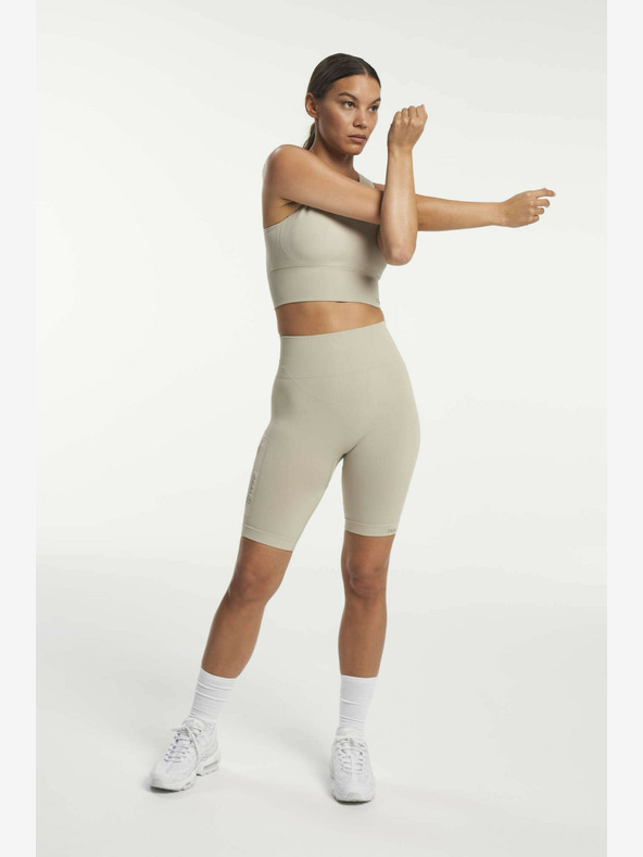 Tenson Dámske bezšvové funkčné šortky TENSON W Beige