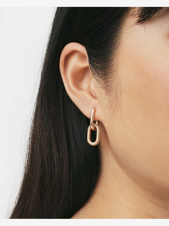 Daniel Wellington Dámske oceľové náušnice s príveskom v ružovom zlate Daniel Wellington