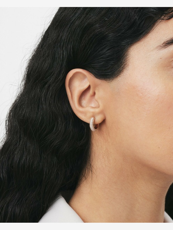 Daniel Wellington Dámske oceľové náušnice s príveskom z ružového zlata Daniel Wellington