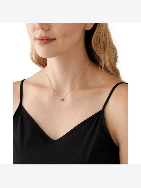 Michael Kors Dámsky strieborný náhrdelník Michael Kors MKC1726CZ791