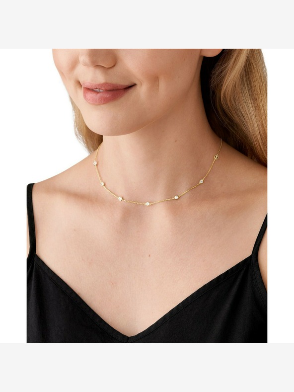 Michael Kors Dámsky strieborný náhrdelník Michael Kors MKC1714CZ710